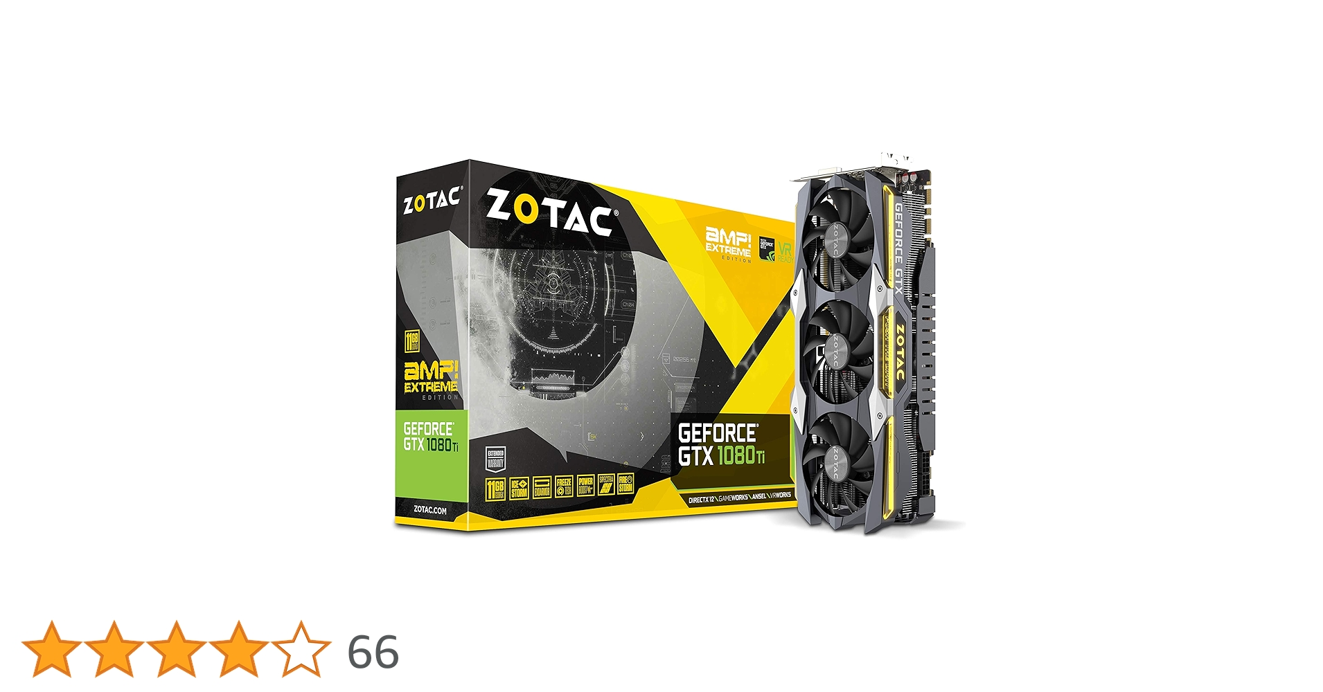 ZOTAC GEFORCE GTX グラフィックボード 1080ti ZOTAC GeForce GTX 1080 Ti AMP Edition | ZOTAC NVIDIA